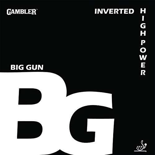Gambler Big Gun (BG) 2.1mm 2 Table Tennis Rubber Set (2 Sheets)