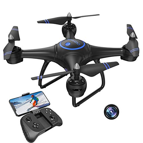 AKASO A31 Drone with Camera WiFi 1080P FPV Live Video RC Quadcopter Drone for Beginners Adults Kids, Bright LED Light, Altitude Hold, Headless Mode - Easy to Fly Gift Toy for Boys and Girls