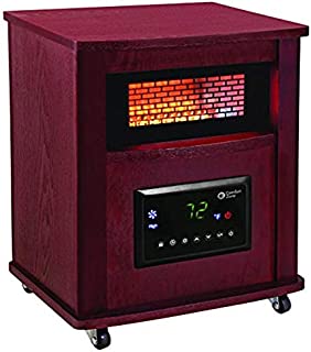 Comfort Zone CZ2032C Infrared Quartz Wood Cabinet Heater, 16