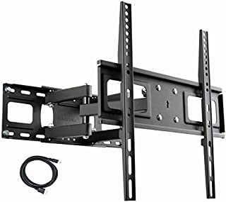 VideoSecu MW340B2 TV Wall Mount Bracket for Most 32-65 Inch LED, LCD, OLED and Plasma Flat Screen TV, with Full Motion Tilt Swivel Articulating Dual Arms 14