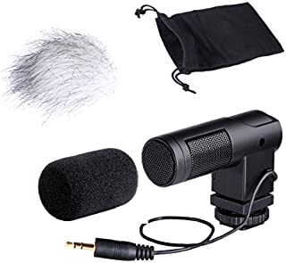 Movo Photo VXR260 Mini XY Stereo Condenser Video Microphone for DSLR Video Cameras