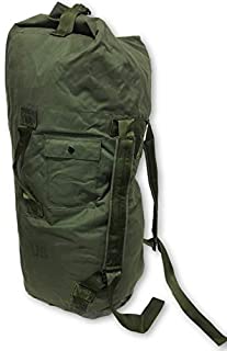 New USA Made Army Military Duffle Bag Sea Bag OD Green Top Load Shoulder Straps