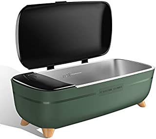 Zeonetak Ultrasonic Cleaner, Professional Ultrasonic Jewelry Cleaner, Portable Household Jewelry Cleaner Ultrasonic Machine for Cleaning Eyeglasses, Rings, Coins, Watches, Dentures, Utensils(Green)