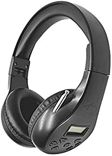 Portable Personal FM Radio Headphones Ear Muffs with Best Reception, Wireless Headset with Built in Radio for Mowing, Jogging, Walking, Daily Works Powered by 2 AA Batteries (Not Included)