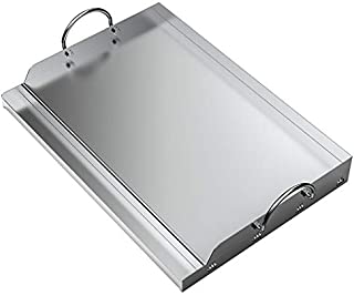 only fire Universal Stainless Steel Rectangular Griddle for Gas BBQ Grills, 23