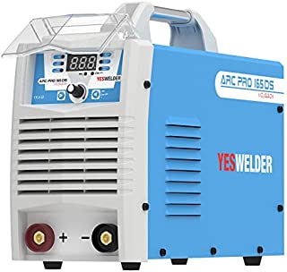 YESWELDER ARC Welder 165Amp Digital Inverter IGBT Stick MMA Welder,110/220V Dual Voltage Hot Start ARC Force Portable Welding Machine