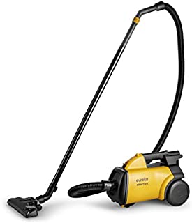 Eureka 3670M Mighty Mite Canister Cleaner, Lightweight Powerful Vacuum for Carpets and Hard Floors, w/ 5bags,Yellow