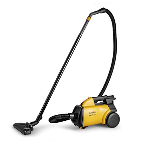 Eureka 3670M Canister Cleaner, Lightweight Powerful Vacuum for Carpets and Hard Floors, w/ 5bags,Yellow