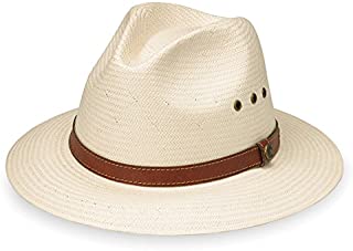 Wallaroo Hat Company Mens Avery Fedora  UPF 50+ Lightweight, Modern Sun Hat, Designed in Australia, Natural, Large/Extra Large