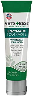 Vets Best Enzymatic Dog Toothpaste | Teeth Cleaning and Fresh Breath Dental Care Gel | Vet Formulated | 3.5 Ounces