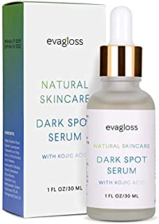 Evagloss Dark Spot Corrector Serum with Kojic Acid and Natural Ingredients for Face & Body, All Skin Types