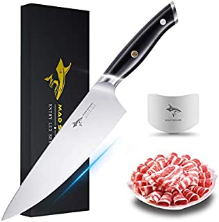 Chef Knife 8 inch - MAD SHARK German High Carbon Stainless Steel Kitchen Knife, Pro Cooking Knife with Ergonomic Handle,Ultra Sharp,Best Choice for Home BBQ and Restaurant