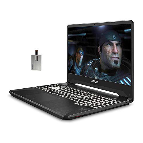 2021 ASUS TUF Gaming 15.6 FHD 144Hz Laptop Computer, AMD Ryzen 7 R7-3750H, 16GB RAM, 1TB PCIe SSD, Backlit KB, GeForce GTX 1650 Graphics, DTS Audio, HD Webcam, Win 10, Black, 32GB SnowBell USB Card