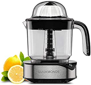 Electric Citrus Juicer 1.2L Large Volume - Orange Squeezer with Powerful Motor and LED Working Lamp - Electric Juicer Extractor for Orange Lemon Lime Grapefruit by LUUKMONDE