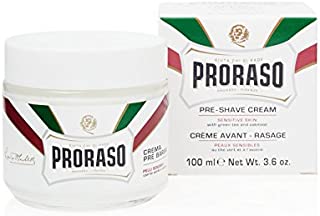 Proraso Pre-Shave Cream, Sensitive Skin, 3.6 oz