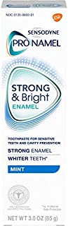 PRONAMEL Sensodyne Pronamel Strong and Bright Enamel Toothpaste for Sensitive Teeth, to Reharden and Strengthen Enamel, Mint - 3 Ounces