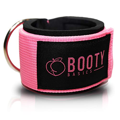 Booty Basics Ankle Strap for Cable Machines (Pink)