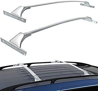 AUXKO Car Crossbars Roof Racks Compatible for 2014-2020 Nissan Rogue with Side Rails, Heavy Duty Rooftop Cross Bars Replacement Carrying Cargo Luggage Kayak Bike Canoe, Not for Rogue Sport