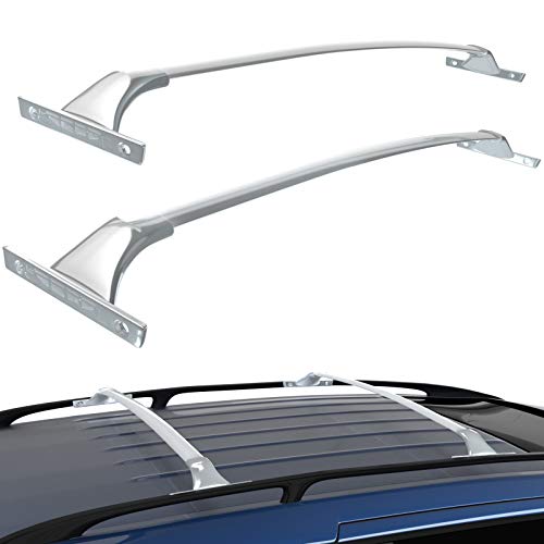 AUXKO Car Crossbars Roof Racks Compatible for 2014-2020 Nissan Rogue with Side Rails, Heavy Duty Rooftop Cross Bars Replacement Carrying Cargo Luggage Kayak Bike Canoe, Not for Rogue Sport