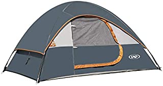 unp Camping Tent 2 Person-Grey- Lightweight with Rainfly Easy Set-up Portable-Dome-Waterproof-Ideal for Outdoor Activities, Beach, Backyard Tent