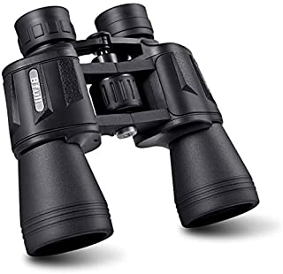 BFULL Binoculars 12x50 Binoculars for Adult Teenagers Compact Binoculars Wide Angle Weak Light Night Vision Waterproof Binoculars with Bag and Strap for Bird Watching, Hunting, Safari, Sports