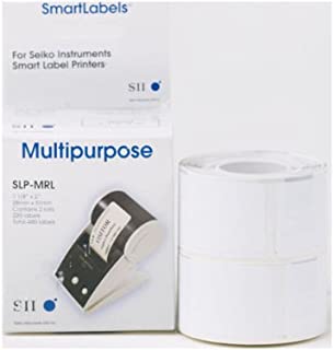 Seiko Labels for Smart Label Printers LABEL,MULTI-PURP,WE (Pack of10)