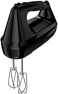 BLACK+DECKER 6-Speed Hand Mixer with 5 Attachments & Storage Case, MX3200B