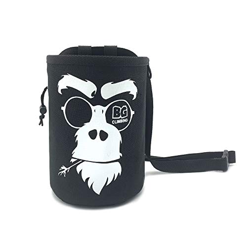 Monkey Chalk Bag - Cool Chalk Bag Edition for Rock Climbing, Bouderling