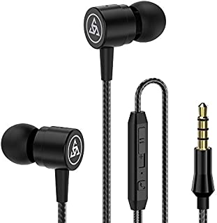 Professional Metal Headphone in Ear Wired Earphone Heavy Bass Sound Quality Music Sport Headset Headsets with Built-in Microphone 3.5mm in-Ear Wired Earphone