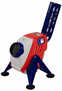 Franklin Sports Kids Pitching Machine - Plastic Baseball Pitching Machine for Kids Batting Practice - MLB Power Pitcher with Adjustable Speeds