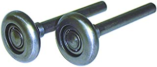 Ideal Security SK7121 Steel Garage Door Rollers, 2 inch Wheels with 10 Ball-Bearings, 4 inch stem, 2-Pack