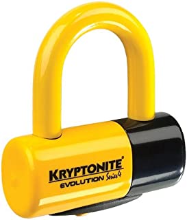 Kryptonite Evolution Series 4 Bicycle Disc Bike Lock (Yellow)