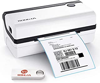 RONGTA Thermal Label Printer Shipping Label Printer 4x6 Label Printer Easy Setup Barcode Printer Compatible with Windows & MAC for Ebay, Amazon, FedEx, UPS, Shopify, Paypal, White