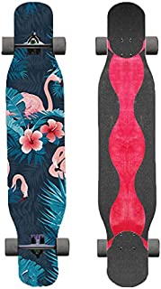 HYE-SPORT Skateboard Longboards Skateboard 46 Inches X 9.2 Inches Freestyle Longboard Skateboard Dancing Skateboard Outdoor Sports Cruiser for Kids Boys Youths Beginner