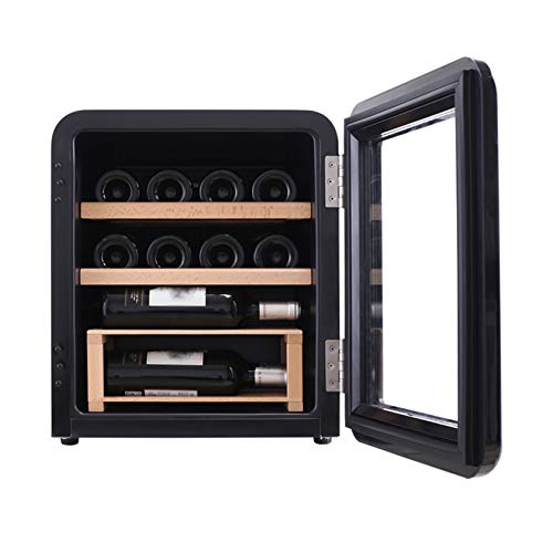 KYEEY Cigar Humidor with LED Panel, Wine Cooler and Fridge, Cigar Cooler, Touch Control Stainless, 3-Layer Wooden Shelves