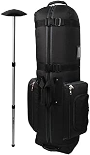 CaddyDaddy Golf CDYCON2GP Constrictor Grey with North Pole Golf Bag Travel Cover, Black/Grey