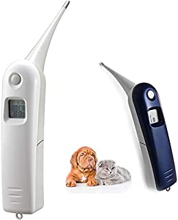 AURYNNS Pet Thermometer Dog Thermometer, Fast Digital Veterinary Thermometer, Pet Thermometer for Dogs, Cats, Horse,Cattle, Pigs,Birds, Sheep.(Battery Included)