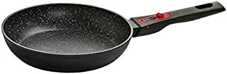 Cainfy 9.5Inch Nonstick Frying Pan Skillet - Induction Gas Electric Hobs Safe,Stir-Fry Wok Pan Cookware for Omelette Egg,Bakelite Handle,PFOA-Free Marble Coating,Dishwasher Oven Safe Cooking