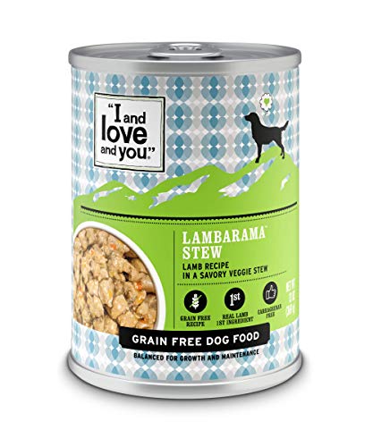 I and love and you Naked Essentials Wet Dog Food - Grain Free and Canned, Lamb, 13-Ounce, Pack of 12 Cans