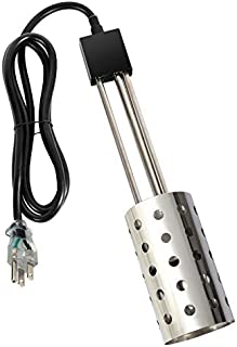 Gesail 1500W Electric Immersion Heater, UL-Listed Bucket Water Heater with 304 Stainless-steel Guard, Submersible Bucket Heater with Thermostat and Auto Shutoff, Heats 5 Gallons Water in Minutes