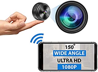 Mini Spy Camera WiFi - 1080P HD - Premium Wireless Hidden Camera with Microphone - Small Nanny Cam with Night Vision, Motion Detection - Portable Tiny Security Surveillance Camera for Home, Business