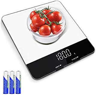 Food Scale with LED Display - Multipurpose Digital Food Kitchen Scale Weight Grams and oz for Cooking/Baking/Dieting, 1g Precise Graduation