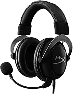 HyperX Cloud II - Gaming Headset, 7.1 Surround Sound, Memory Foam Ear Pads, Durable Aluminum Frame, Detachable Microphone, Works with PC, PS4, Xbox One - Gun Metal