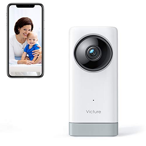 Baby Monitor, Victure 1080P HD Pan/Tilt Camera, Motion Tracking & Sound Detection, 2.4G WiFi Home Security Camera Indoor IP Surveillance Pet Camera with Night Vision, 2-Way Audio