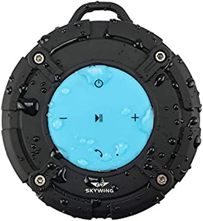 SKYWING Soundace S8 5W Shower Speaker Waterproof IPX7 Bluetooth Speaker with Suction Cup & Hook, 12H Playtime, Premium Portable Wireless Speaker for iPhone Phone Tablet Shower Beach Pool