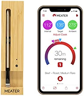 Original MEATER | 33ft True Wireless Smart Meat Thermometer for The Oven Grill Kitchen BBQ Rotisserie with Bluetooth and WiFi Digital Connectivity