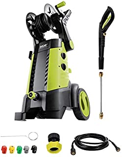 Sun Joe SPX3001 2030 PSI 1.76 GPM 14.5 AMP Electric Pressure Washer with Hose Reel, Green