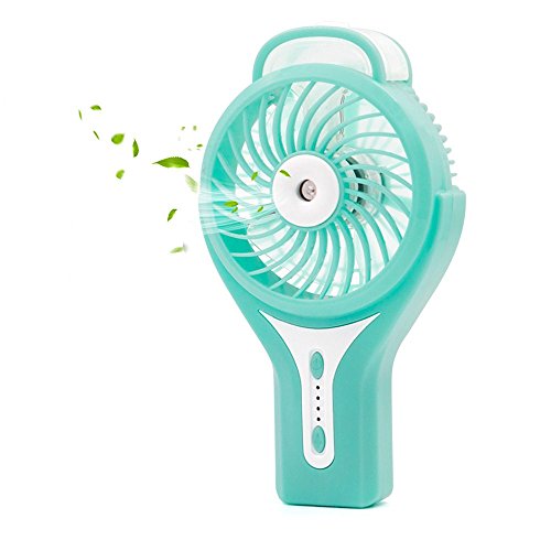 Personal Misting Fan Handheld USB Rechargeable Battery Fan Portable Cooling Water Mist Heat Stroke Prevention