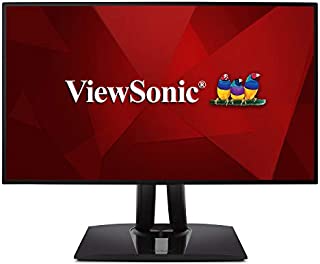 ViewSonic VP2768-4K PRO Professional 27 Inch 4K Monitor with 100% sRGB Rec709 14-bit 3D LUT Color Calibration for Photography and Graphic Design, Black