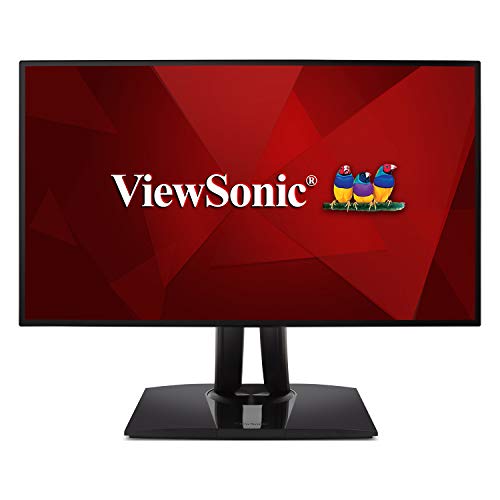 ViewSonic VP2768-4K PRO Professional 27 Inch 4K Monitor with 100% sRGB Rec709 14-bit 3D LUT Color Calibration for Photography and Graphic Design, Black